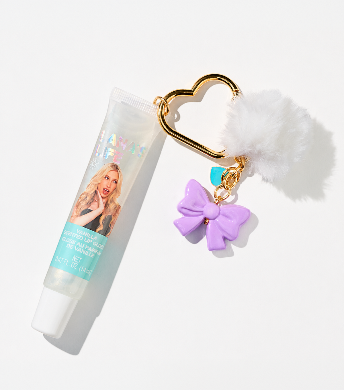 Lana's Life Vanilla Lip Gloss Keychain