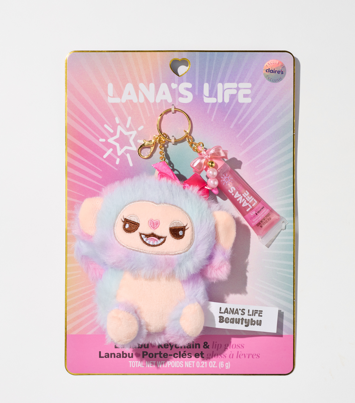 Lana's Life Lanabu Keychain & Lip Gloss