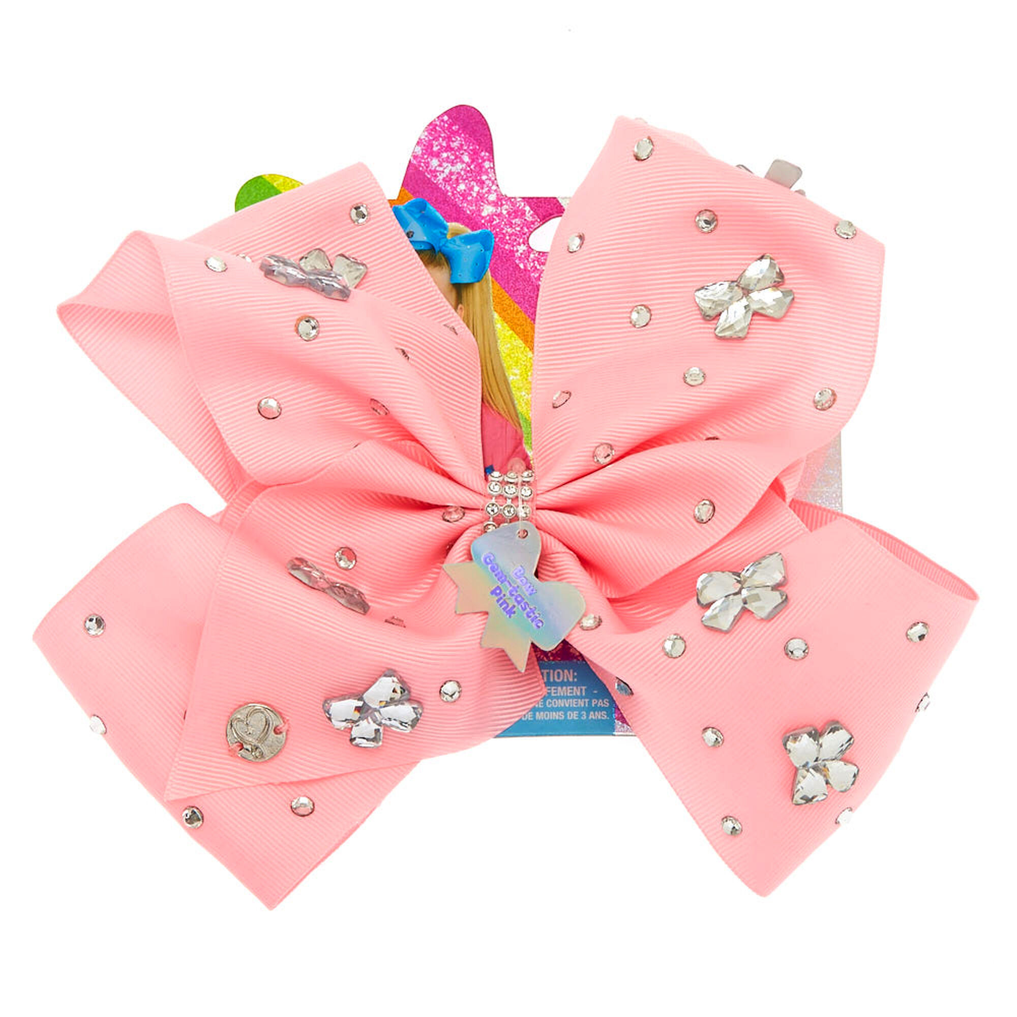 JoJo Siwa Bow Gem-tastic Pink Hair Bow | Claire's US
