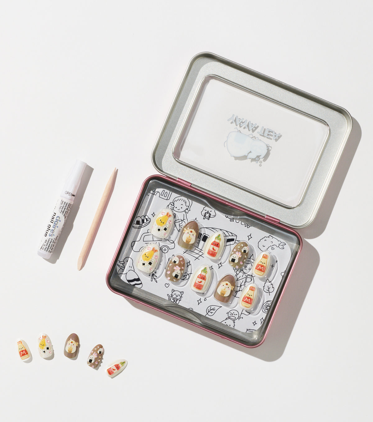 Yaya Tea Faux Nails – Savory Set