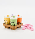 Yaya Tea Boba Tray Fidget Keychain