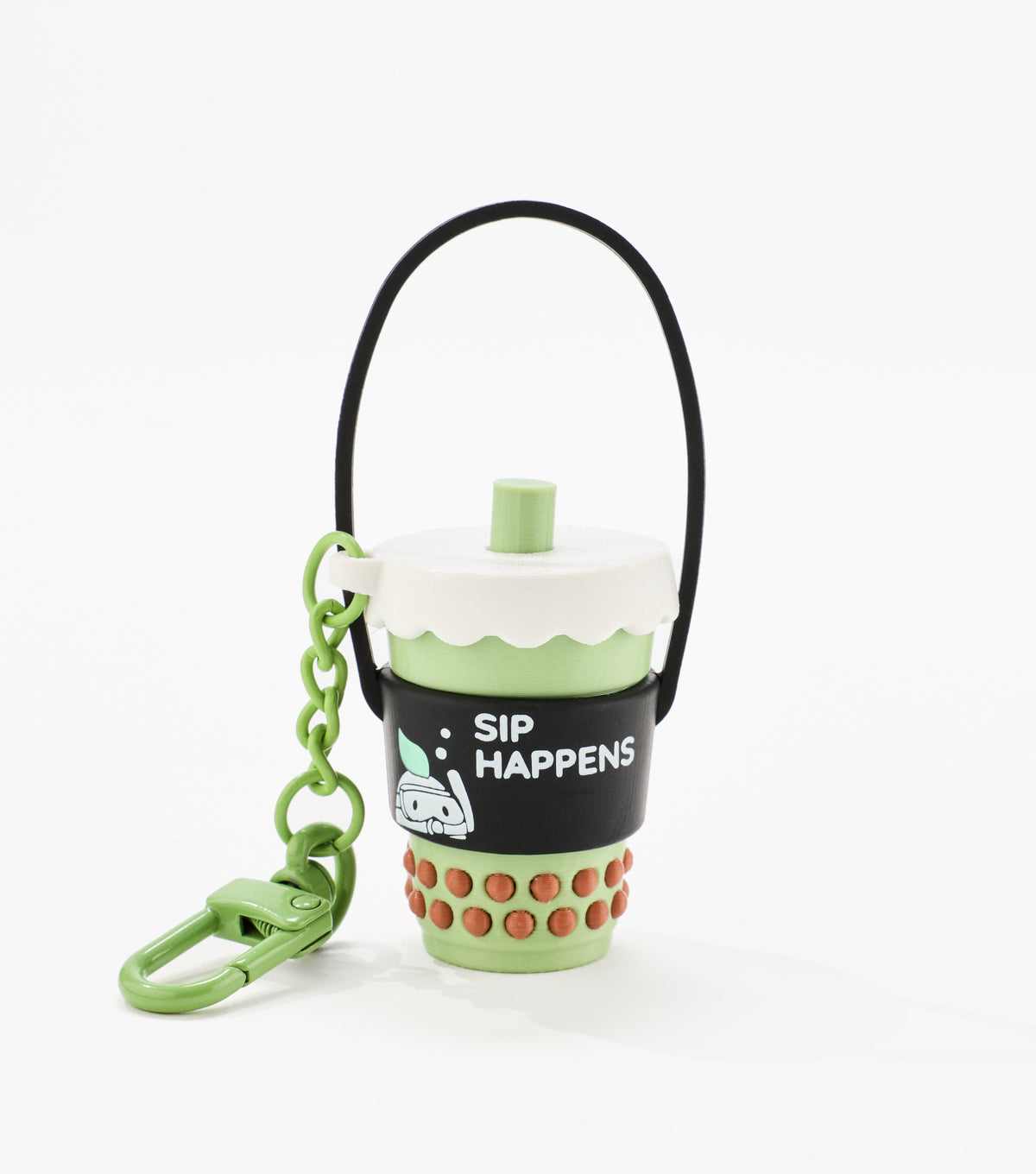 Yaya Tea Fidget Keychain - Matcha Boba