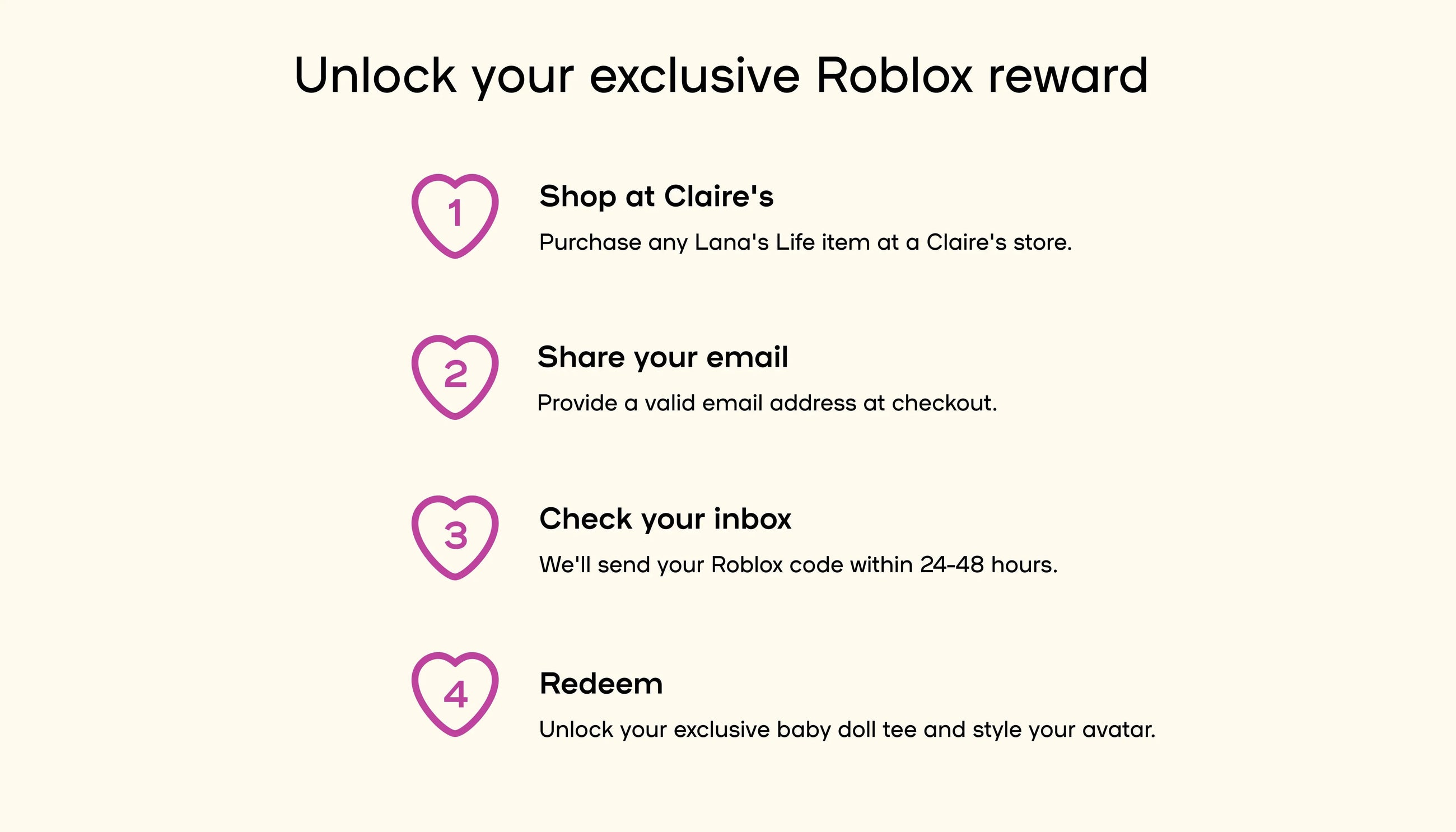 Unlock your exclusive Roblox reward