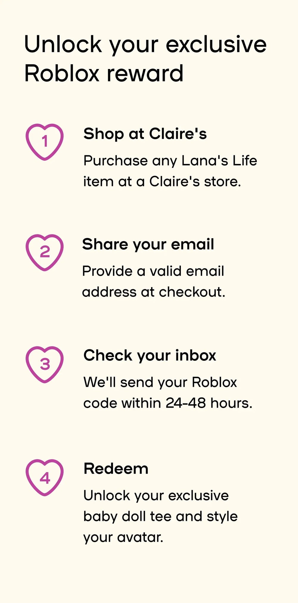 Unlock your exclusive Roblox reward