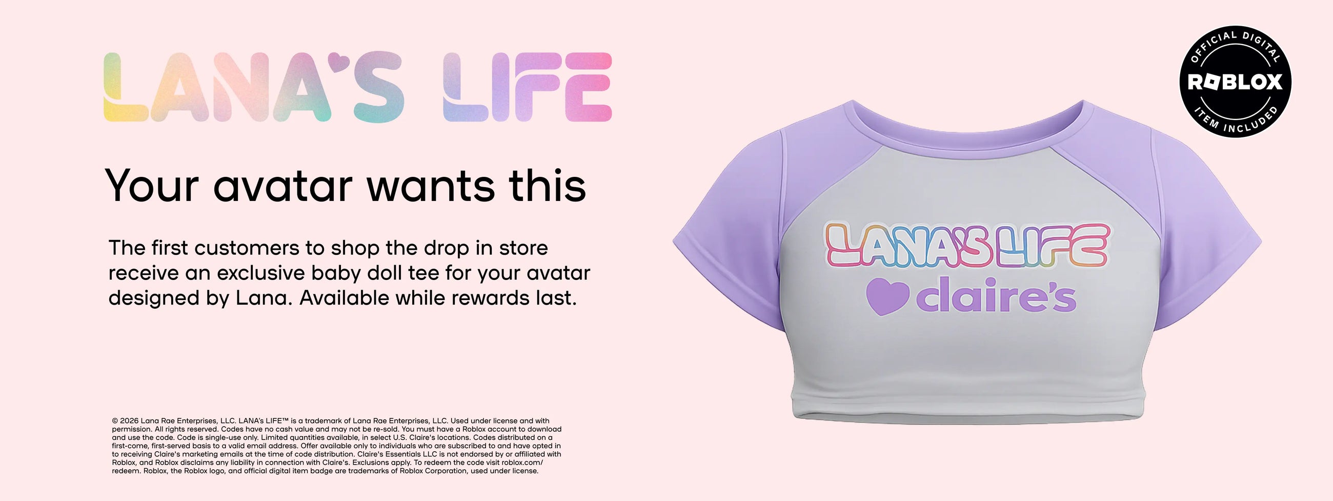 Lana's Life Roblox exclusive digital item