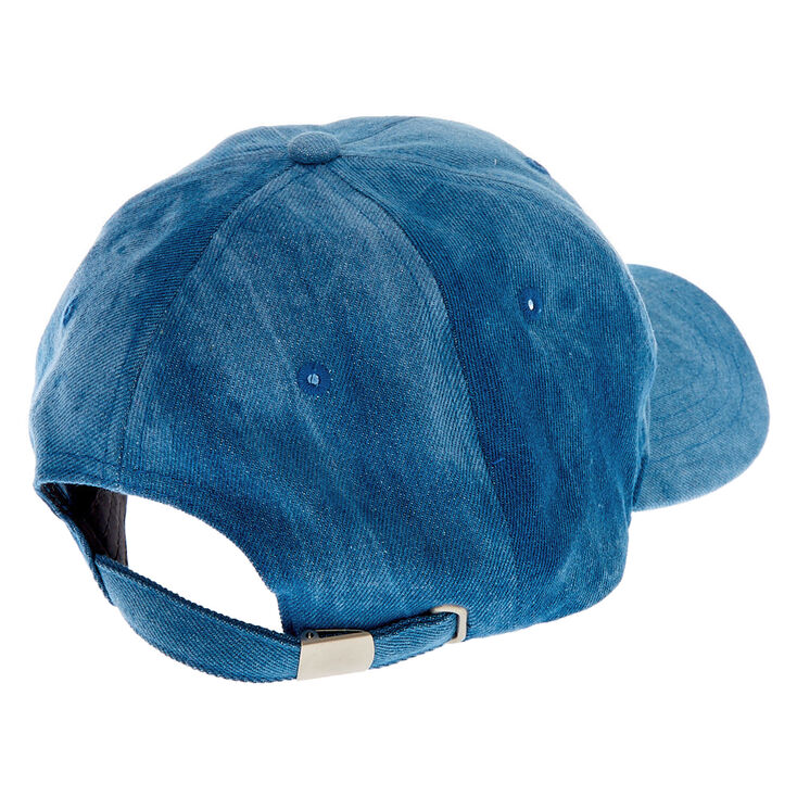 Denim Diamond Icon Baseball Cap - Blue,