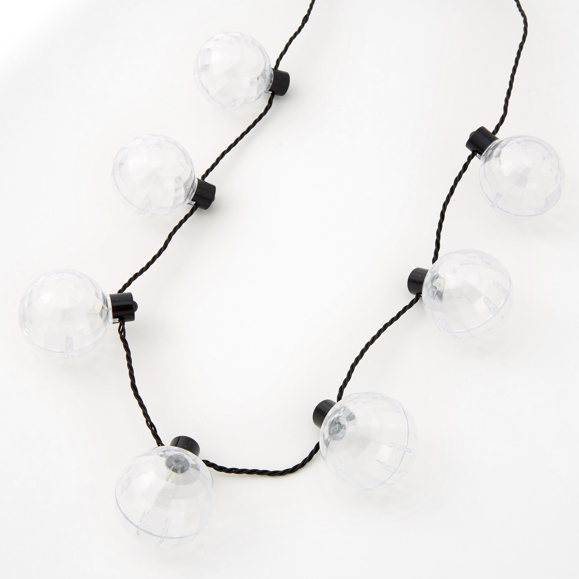 Light up disco cheap ball necklace