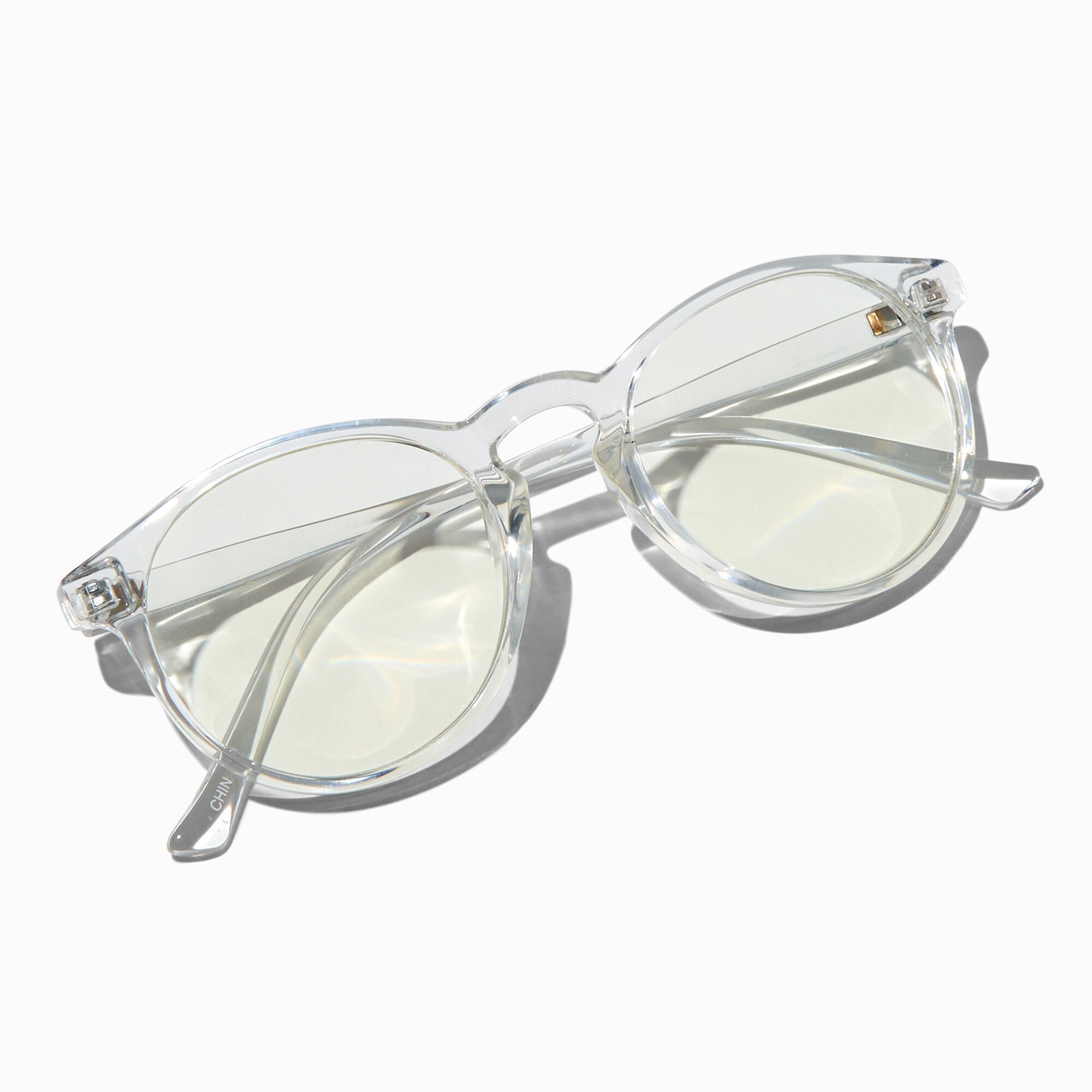 Claire's Club Clear Oval Clear Lens Frames,