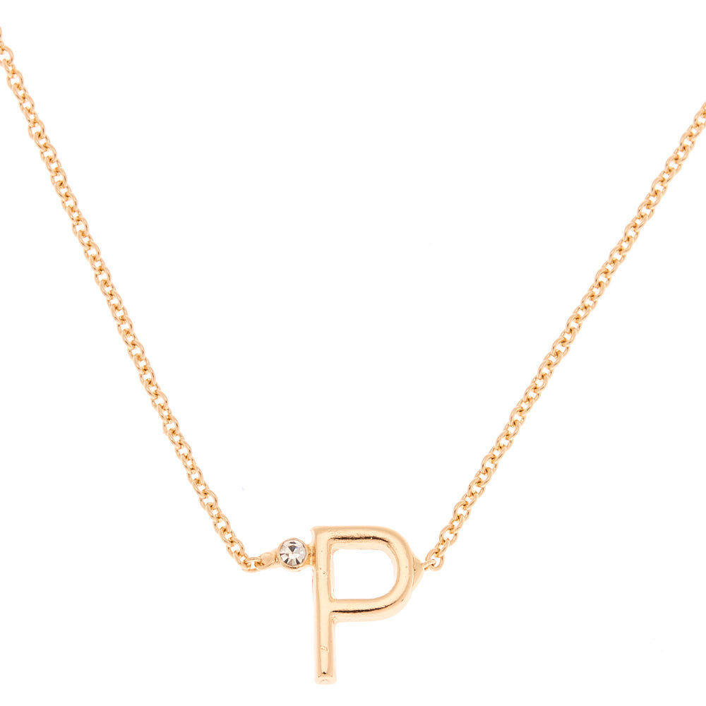necklace with a on it