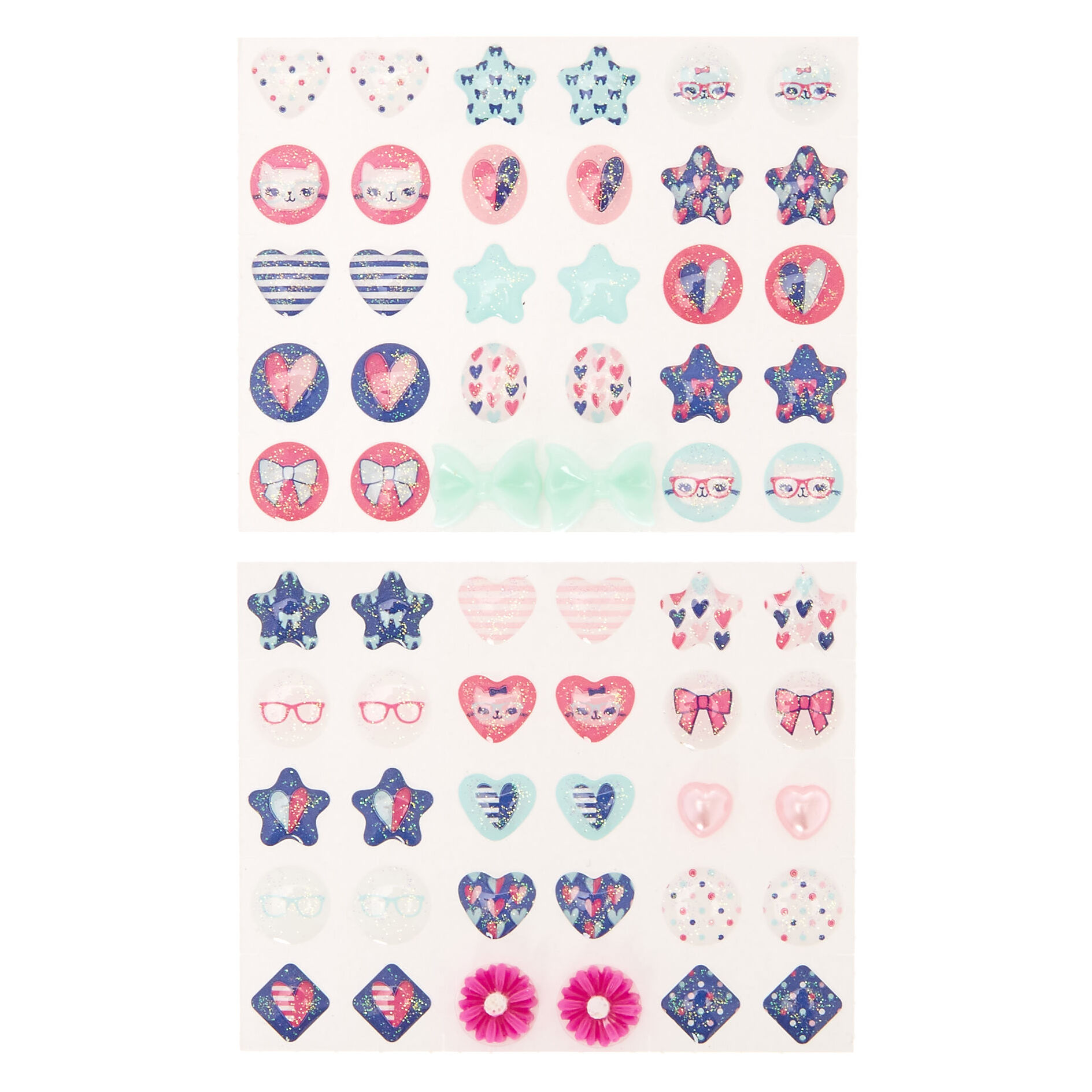 Claire's sticker hot sale earrings