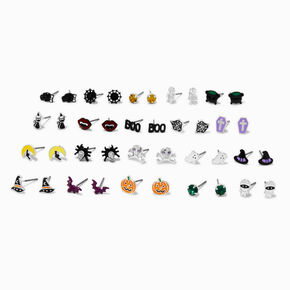 Halloween Mixed Stud Earrings - 20 Pack,
