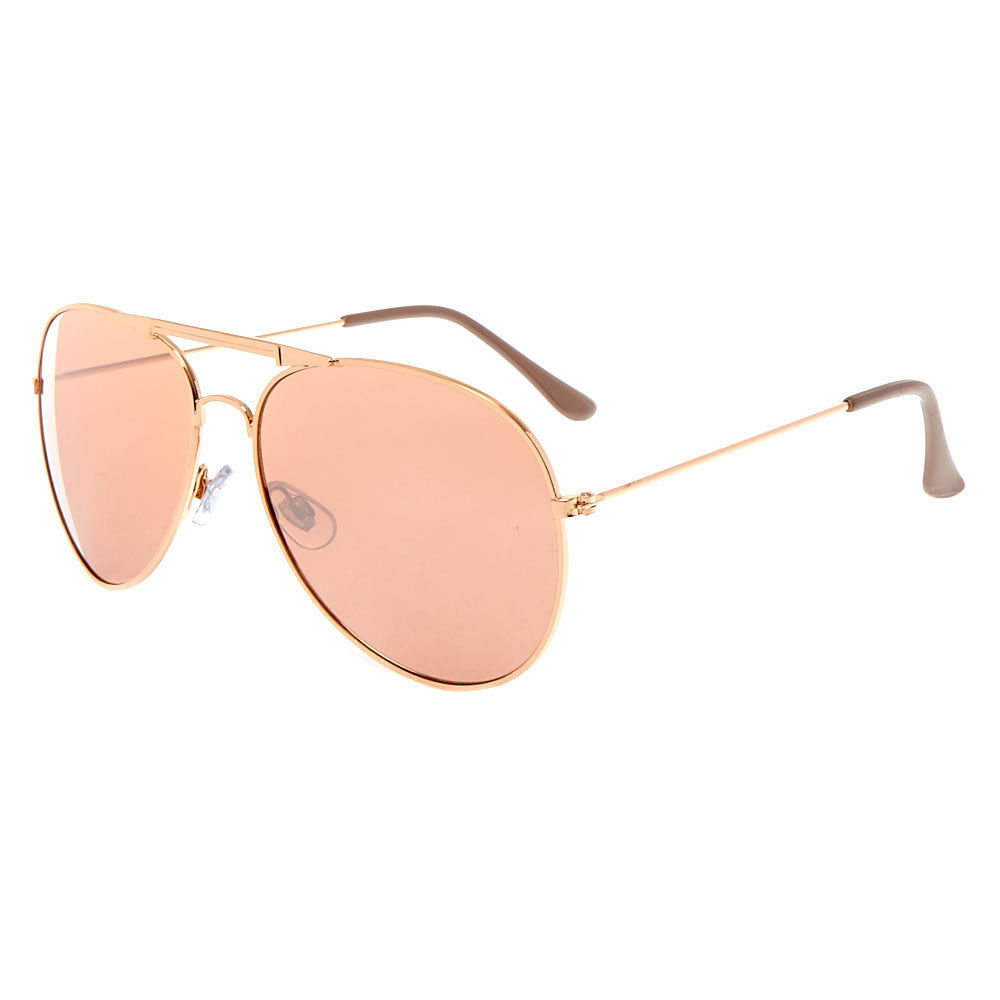 Aviator Sunglasses - Rose Gold | Claire's