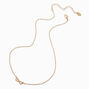 Gold-tone Mini Infinity Pendant Necklace,
