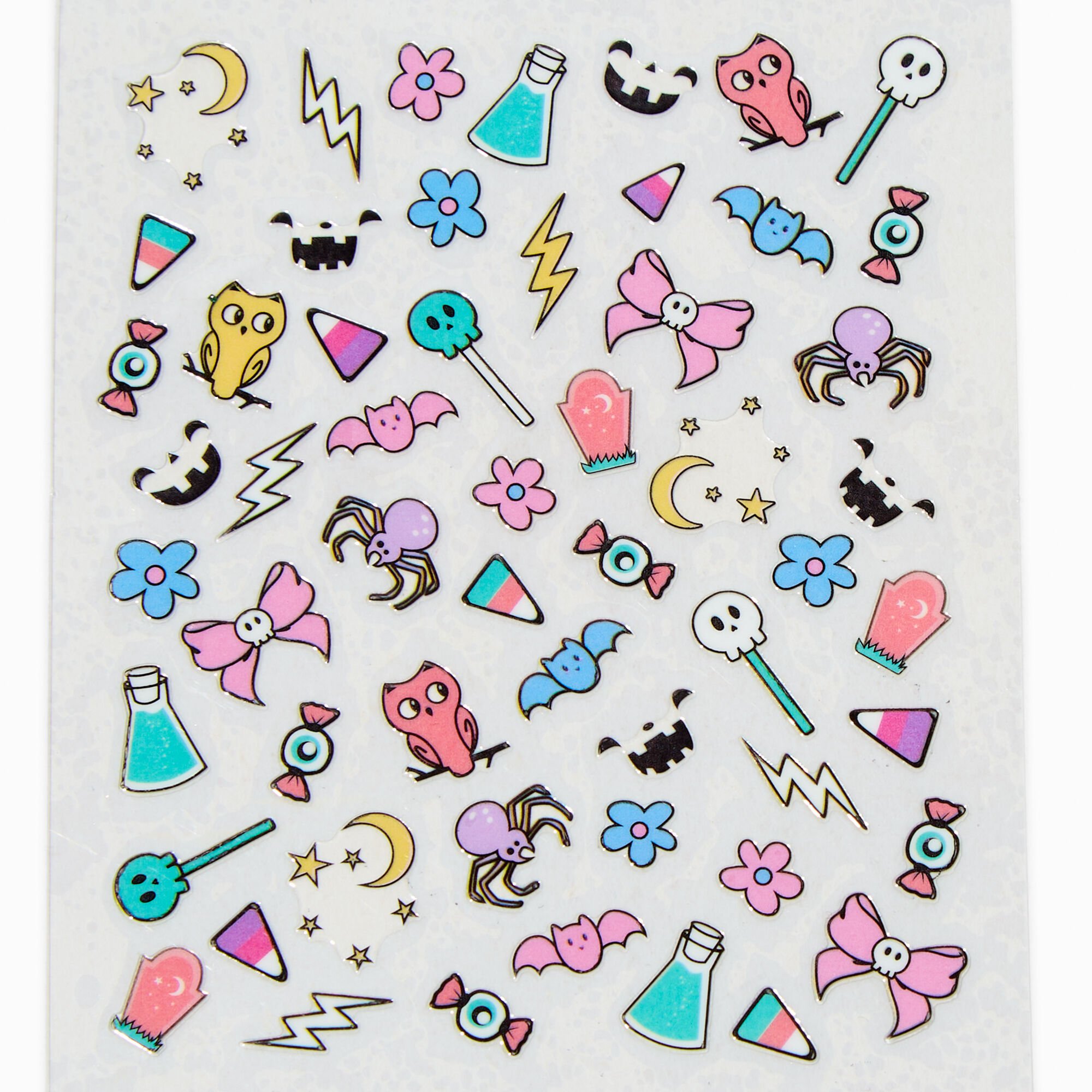 Halloween Bat Nail Polish & Sticker Set,
