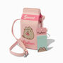 Pusheen&reg; Pink Fruit Juice Carton Crossbody Bag,