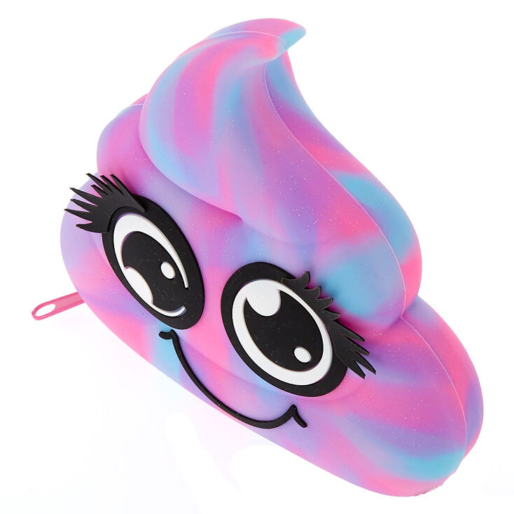 Pastel Poop Coin Purse - Lilac,
