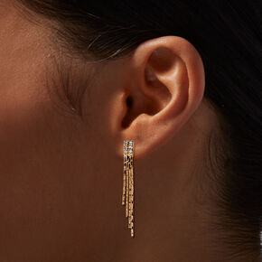 Gold-tone Crystal Earring Set - 6 Pack ,