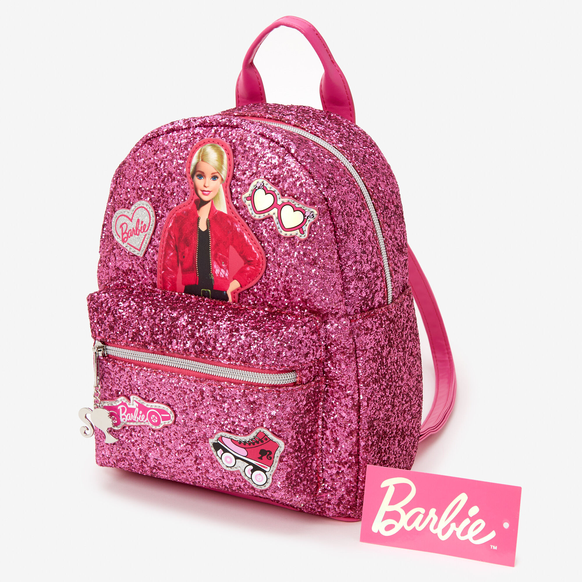 Bratz Characters Pink Glitter Clear Mini Backpack