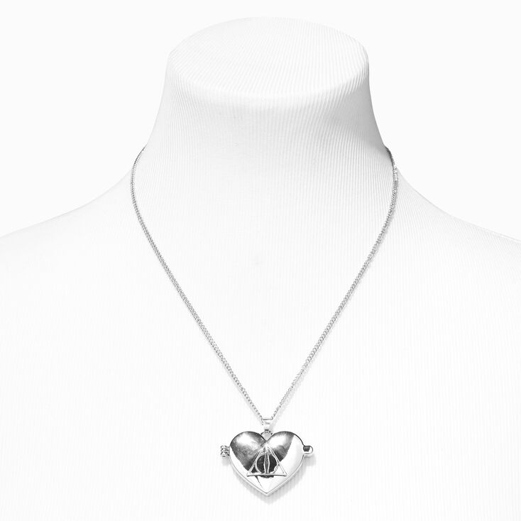 Harry Potter&trade; Wizarding World Silver Heart Locket,