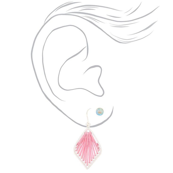 Threaded Earrings Set - 6 Pack,