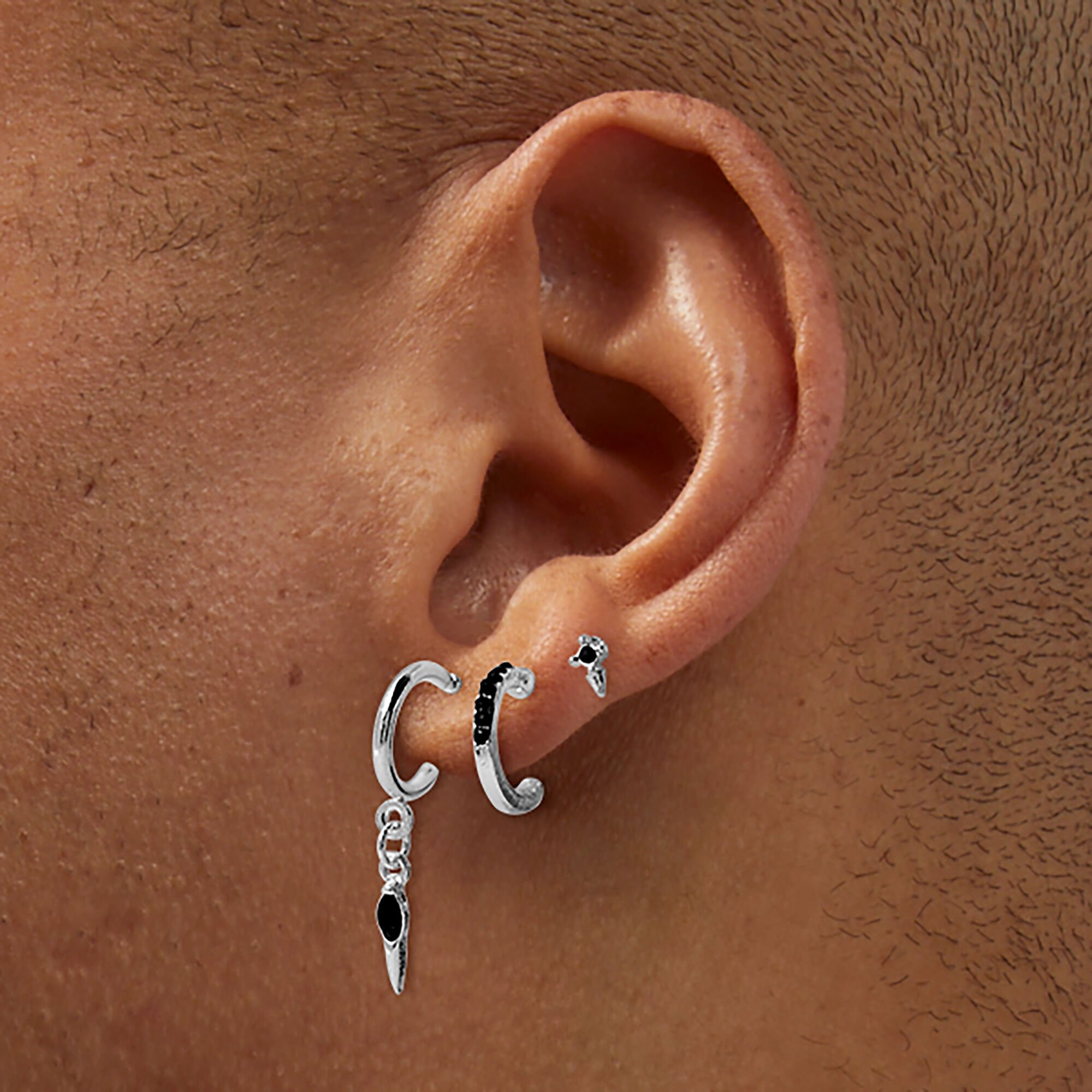 Spike earrings claire's deals