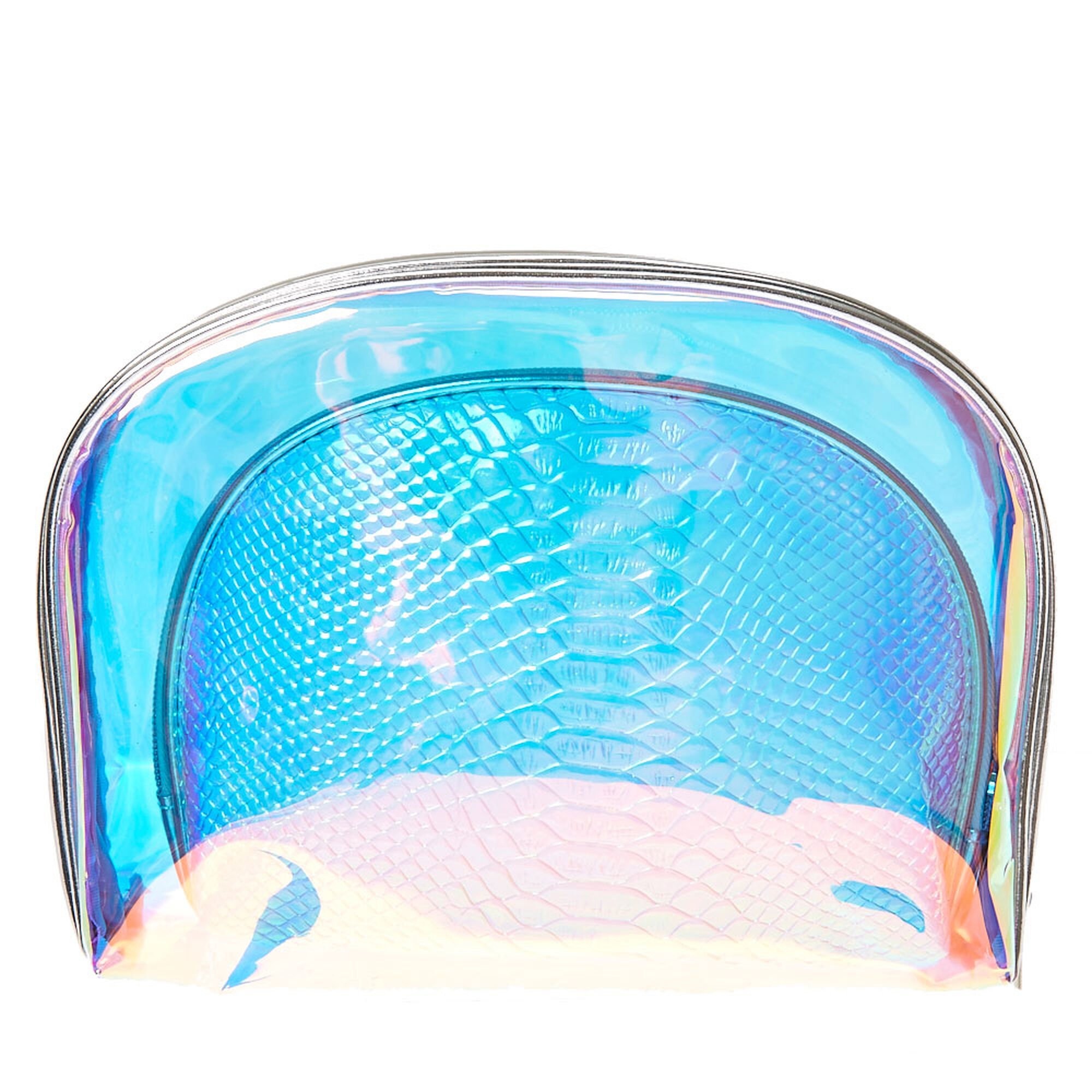Holographic Dome Makeup Bag Set Claire S Holographic Dome Makeup Bag Set