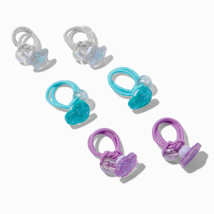 Claire&#39;s Jewel Tone Mixed Hair Ties - 6 Pack,