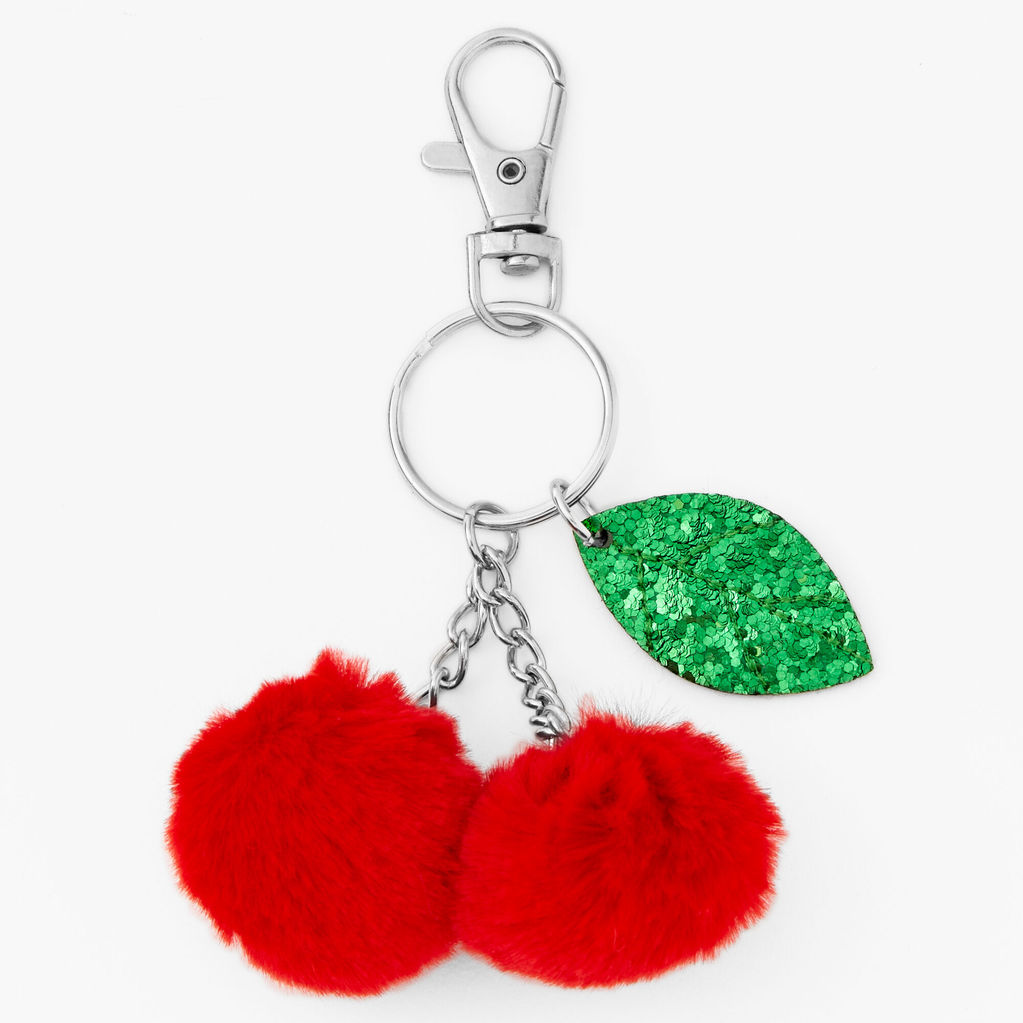  Best Friends Pom Pom Fruit Keychains (3 pack),