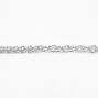 Silver Toggle Chain Choker Necklace,