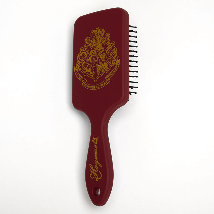 Harry Potter&trade; Hogwarts Paddle Hair Brush &ndash; Burgundy,