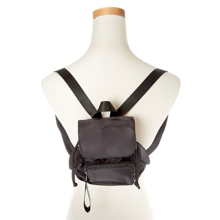 Nylon Mini Backpack - Black,