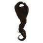 Long Curly Faux Hair Bobble - Black,