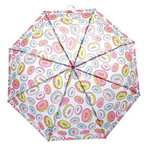 Rainbow Donut Umbrella - White,