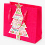 Large Christmas Tree Gift Bag - Red,