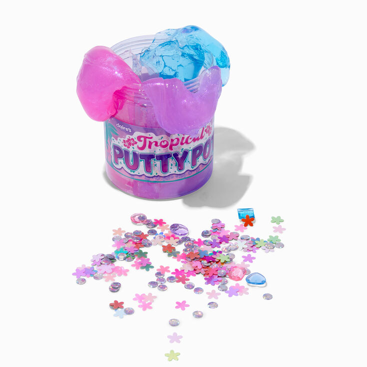 Pot de p&acirc;te &agrave; modeler tropicale en exclusivit&eacute; chez Claire&rsquo;s,
