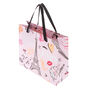 Sac cadeau de taille moyenne rose Paris,