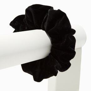 Black Velvet Hair Scrunchie,