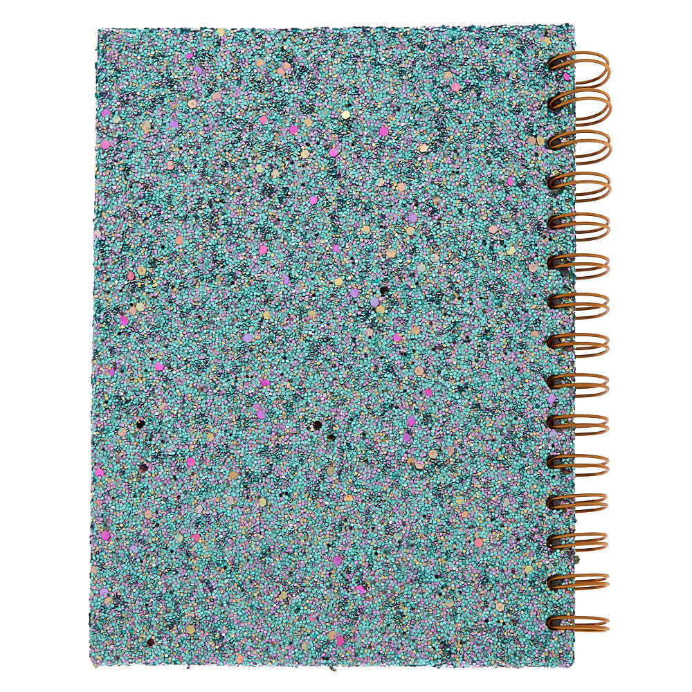 Sparkle on Babe Glitter Notebook - Blue,