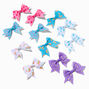 Mini barrettes &agrave; n&oelig;ud imprim&eacute;es Claire&#39;s&nbsp;Club - Lot de 12,