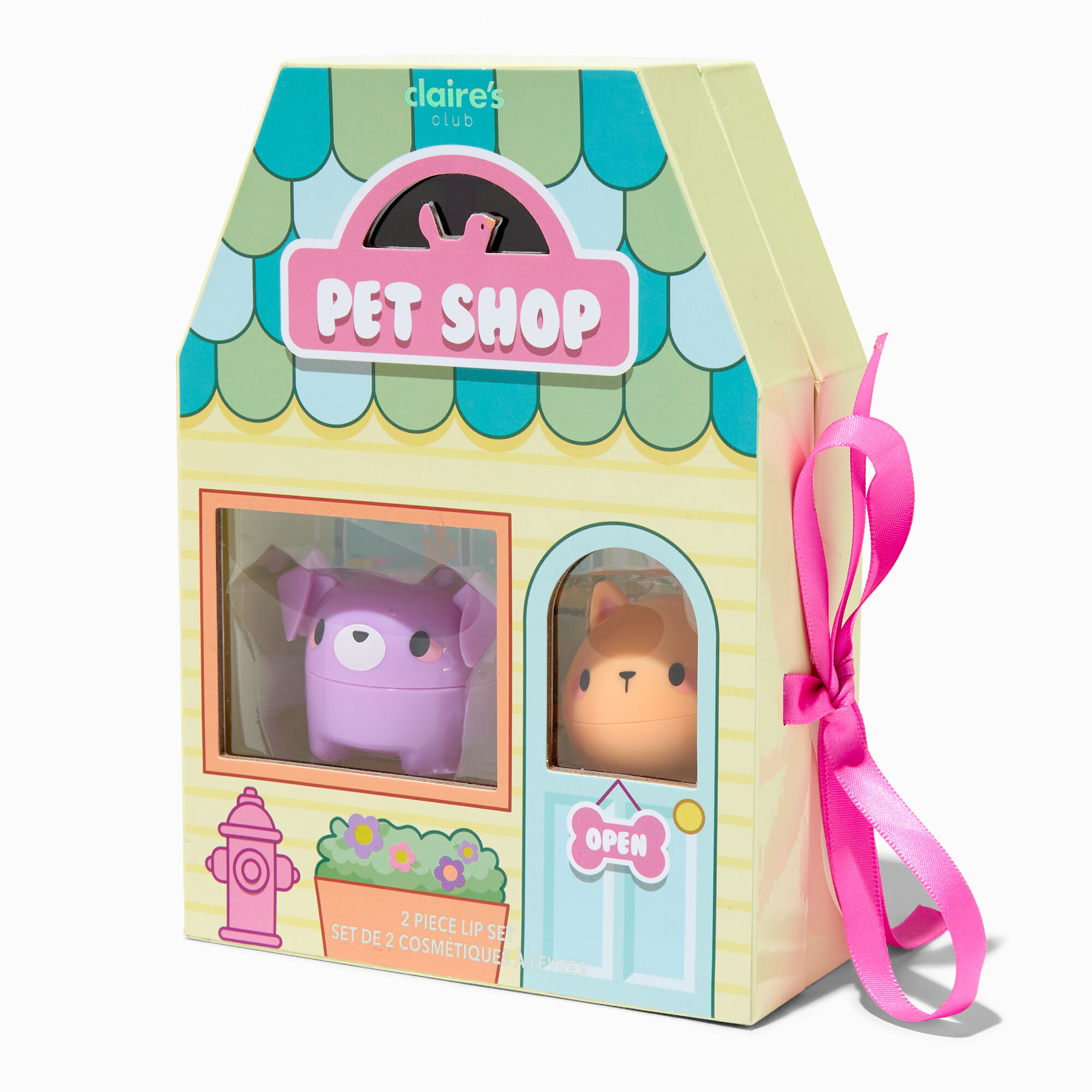 Claire s Club Pet Shop Lip Set 2 Pack Claire s