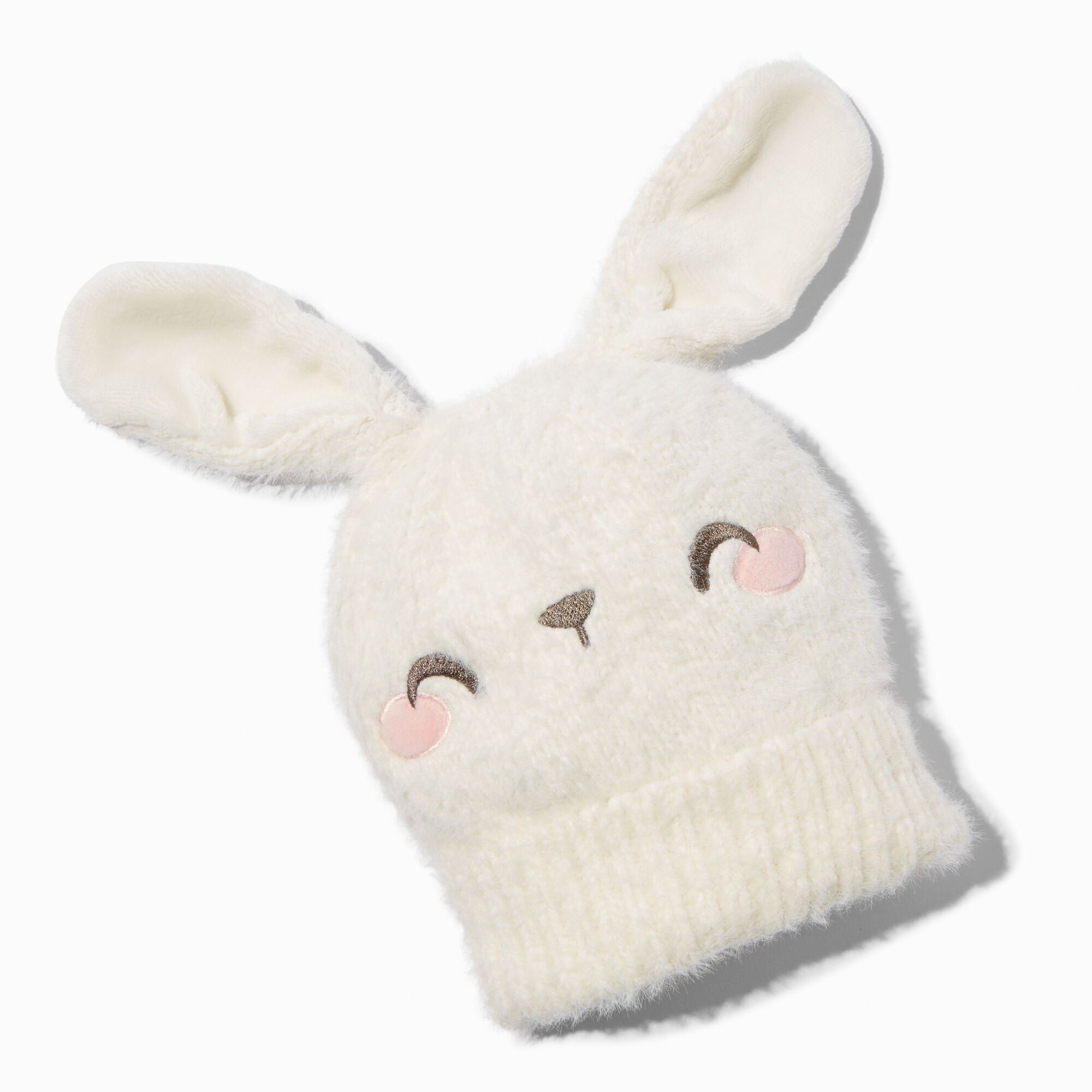 Claire's Club Bunny Knit Beanie Hat,