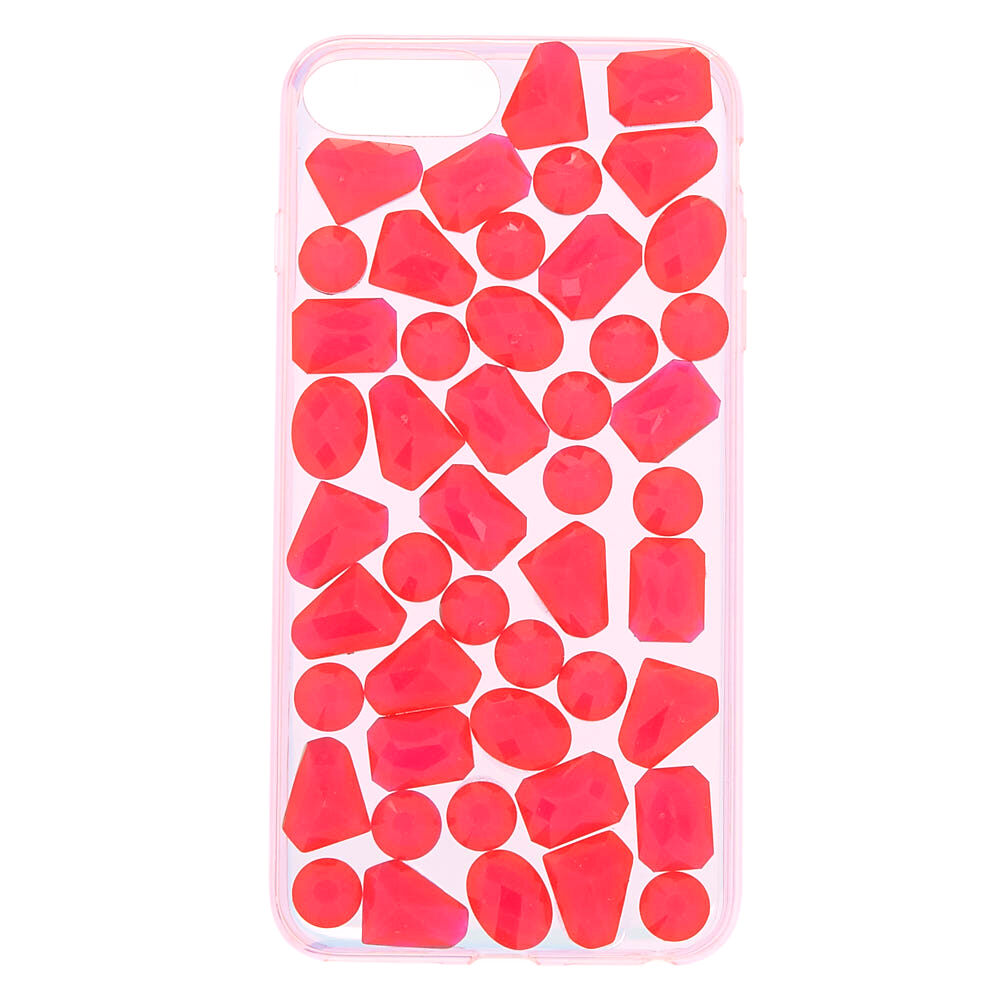 Candy Pink Jewel Phone Case Fits iPhone 6 7 8 Plus