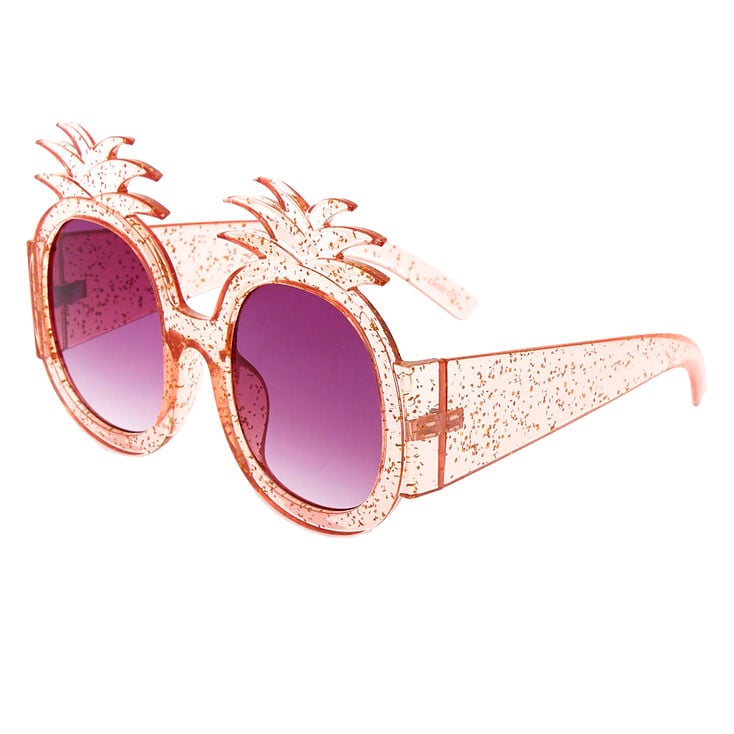 Claire's Lunettes de soleil ananas - Rose