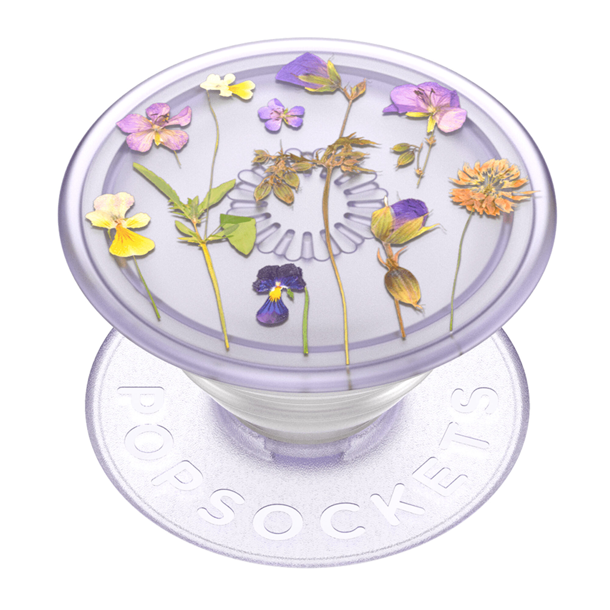 Claire's PopGrip PopSockets® interchangeable - Champs violets PlantCore™