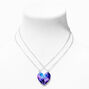 Best Friends Galaxy Split Heart Pendant Necklaces &#40;2 Pack&#41;,