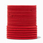 Red Luxe Hair Ties - 21 Pack,