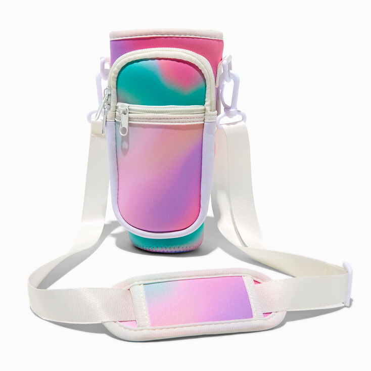 Tie Dye Crossbody Water Bottle Holder,