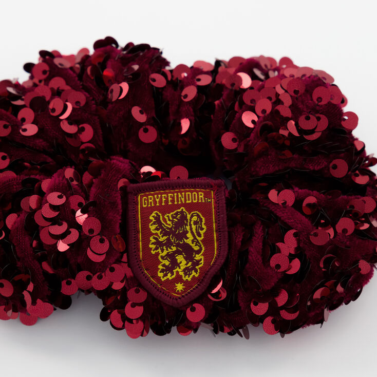 Harry Potter Gryffindor Sequin Hair Scrunchie &ndash; Red,