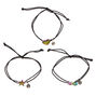 Mood Symbol Stretch Friendship Bracelets - 3 Pack,