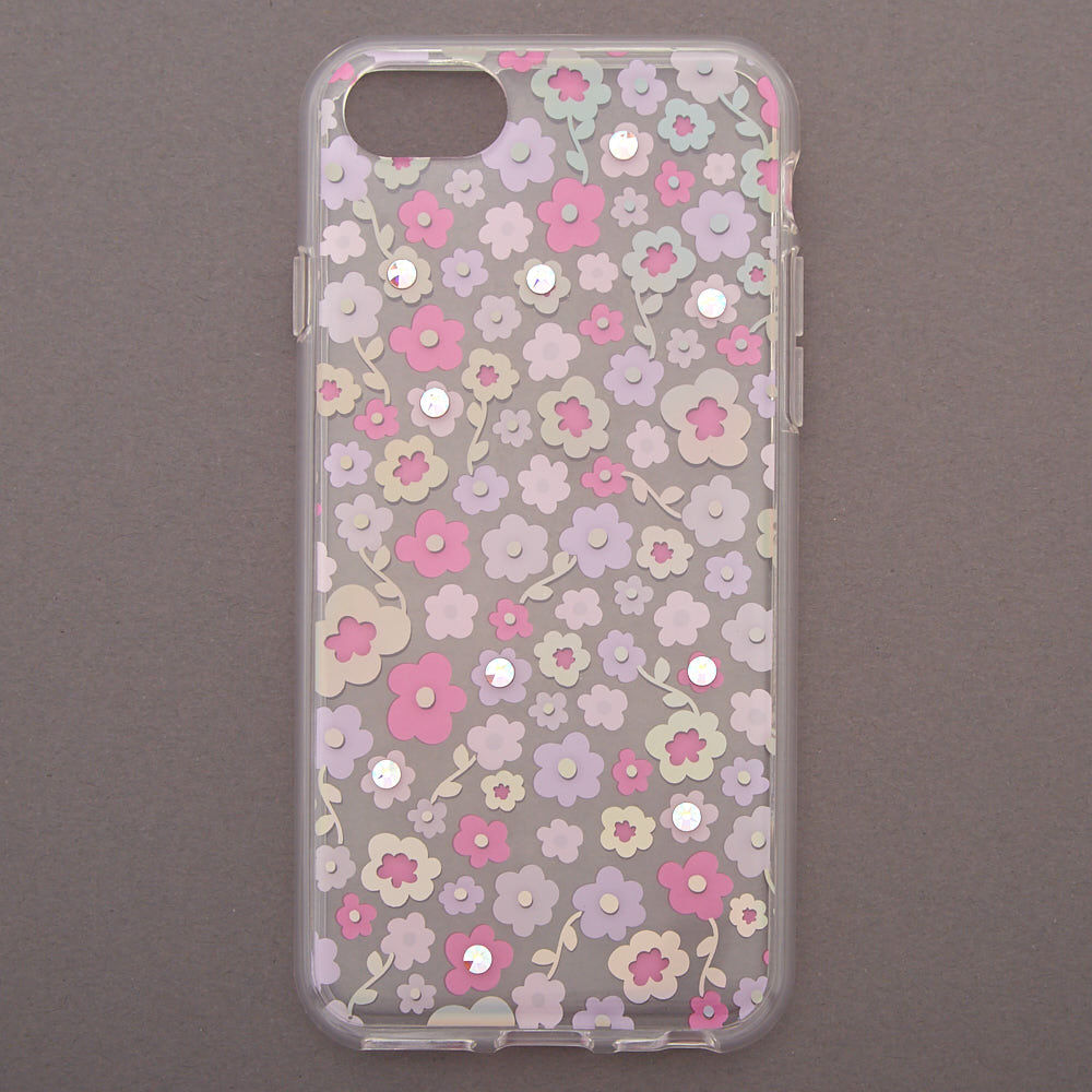 Swarovski® Crystal Floral Phone Case - Fits iPhone 6/7/8,